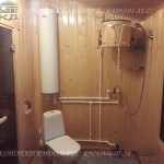 помывочная котельная и туалет + обливное ведро