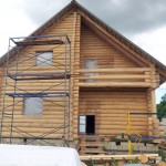 шлифовка деревянного дома