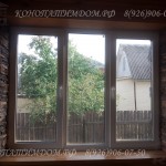 Монтаж окна, откосы из искусственного камня